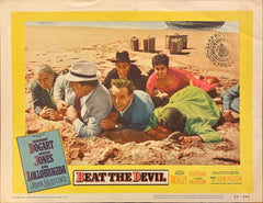 Humphrey Bogart, Jennifer Jones, and Gina Lollobrigida "Beat the Devil" original Lobby Card
