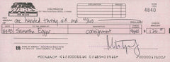 Samantha Eggar signed check