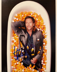 Hugh Laurie signed "House" photo