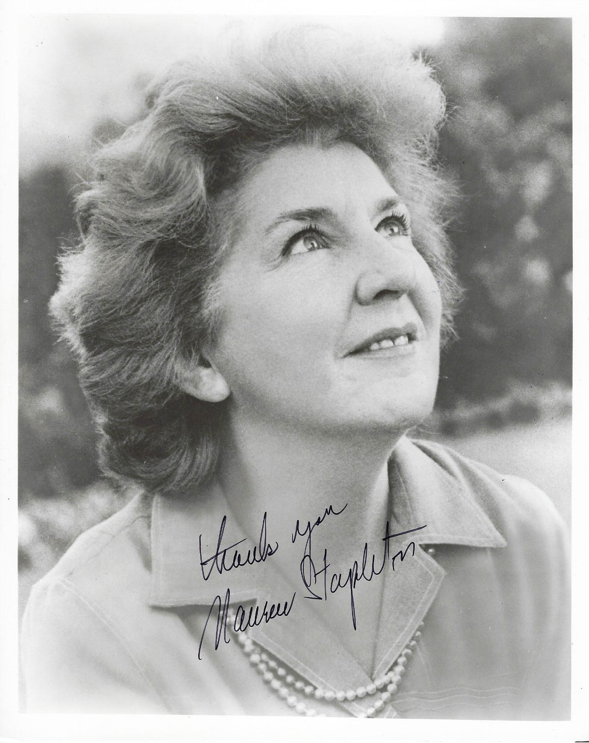 The Fugitive Maureen Stapleton signed photo