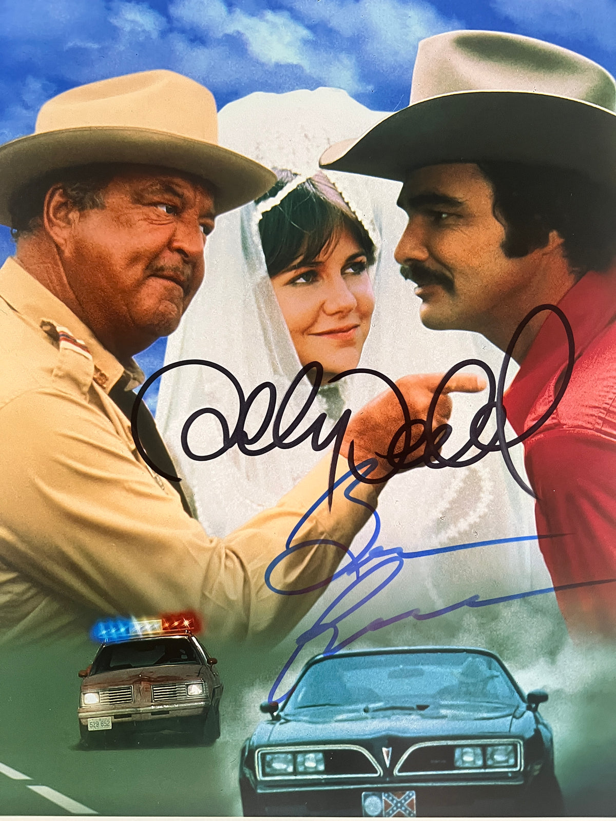 Smokey and the Bandit cast signed photo