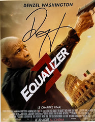 The Equalizer 3 Denzel Washington signed photo