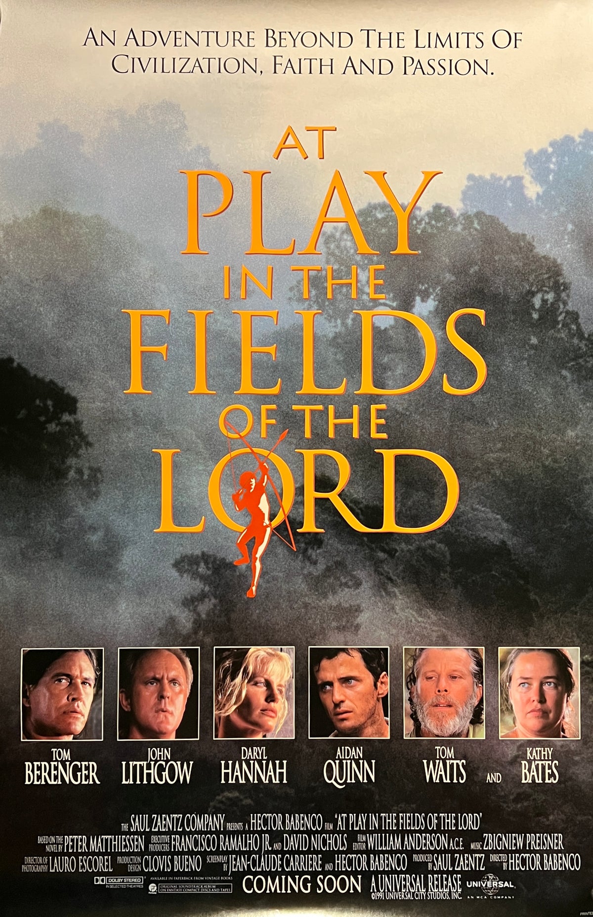 At Play in the Fields of the Lord 1991 original movie poster