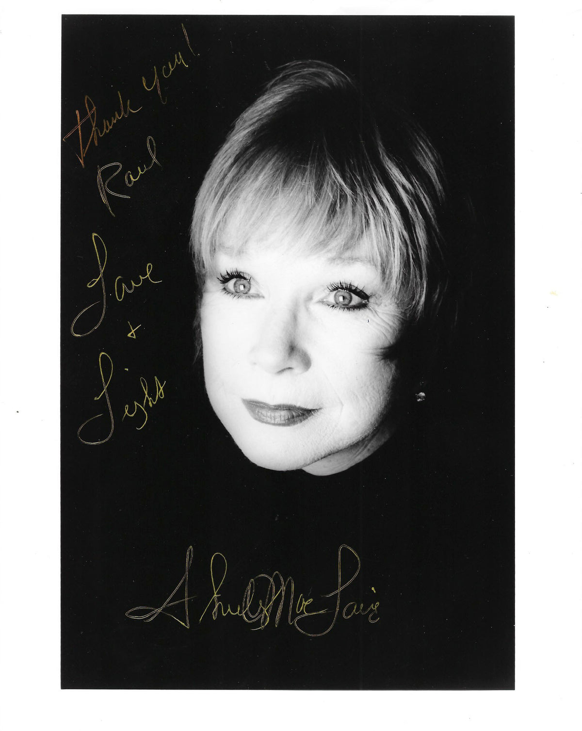 The Pajama Game Shirley MacLaine signed photo
