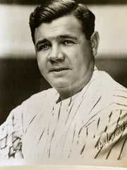 Babe Ruth facsimile signed photo