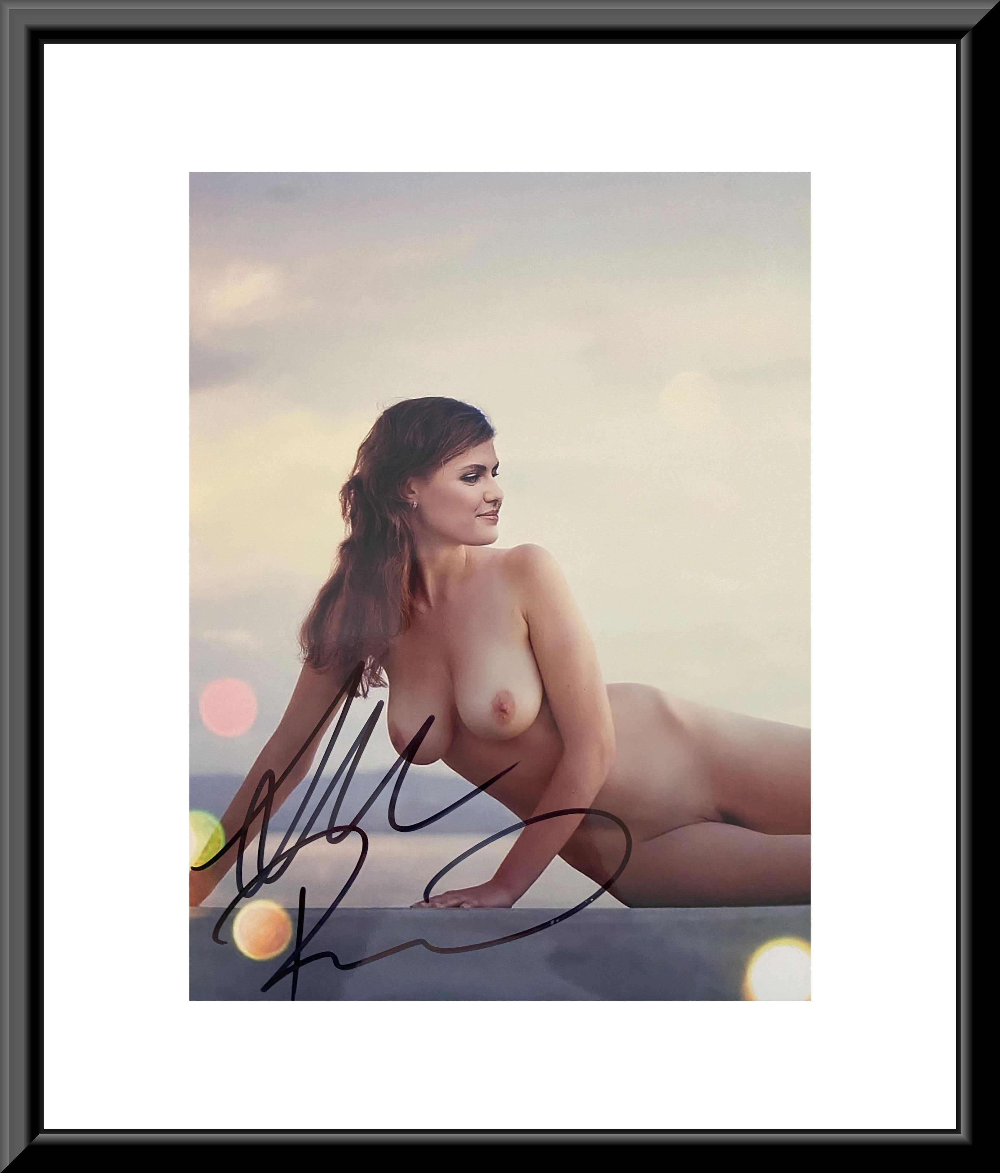 Alexandra Daddario signed photo