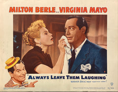 Milton Berle and Virginia Mayo "Always Leave Them Laughing" Lobby Card