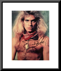Van Halen David Lee Roth signed photo