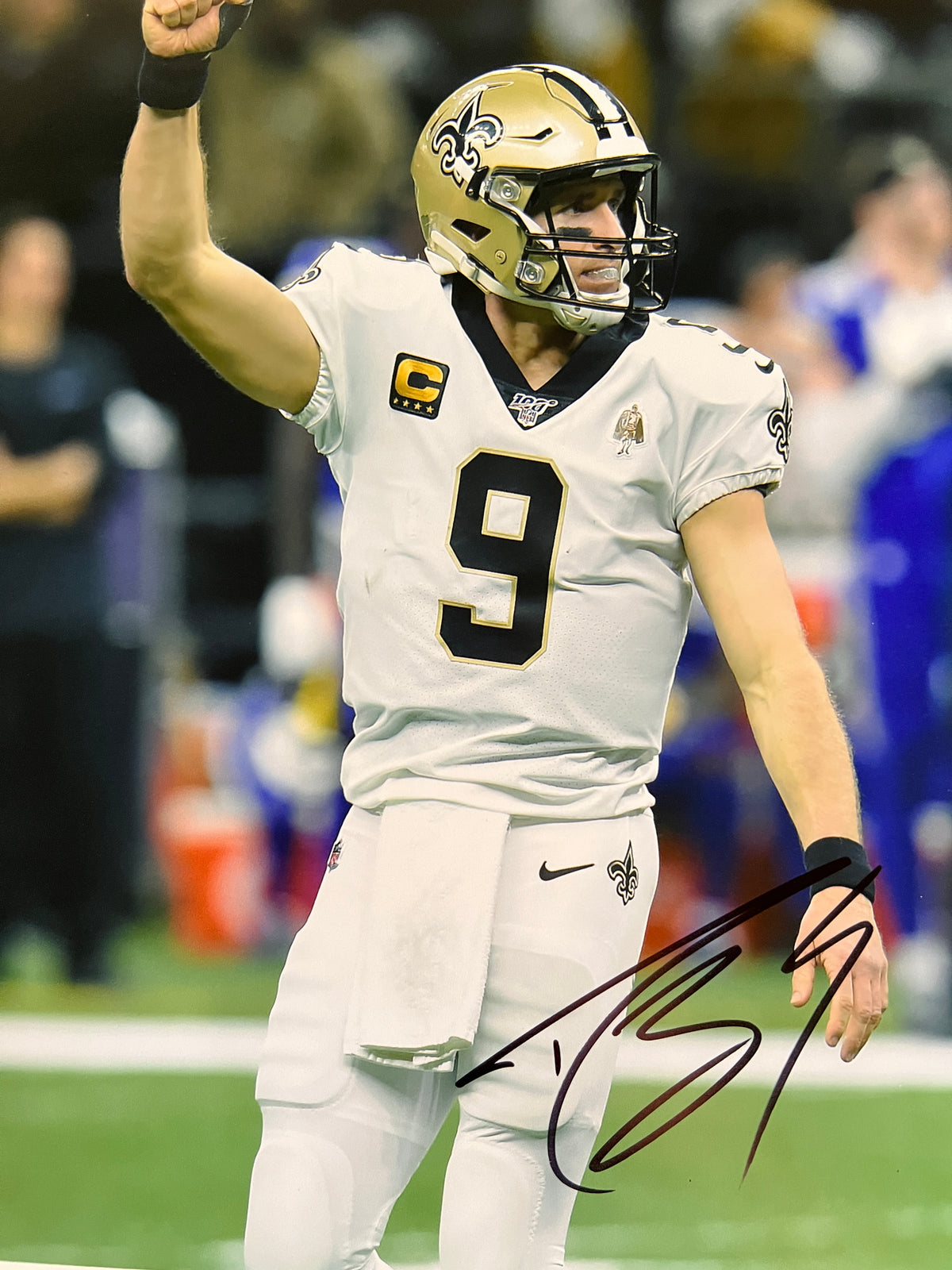 New Orleans Saints Quarterback Drew Brees signed photo