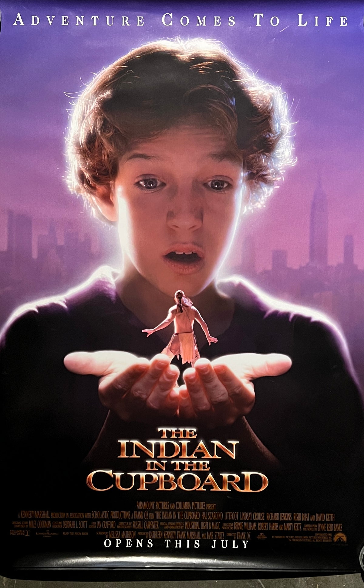 The Indian in the Cupboard 1995 original movie poster