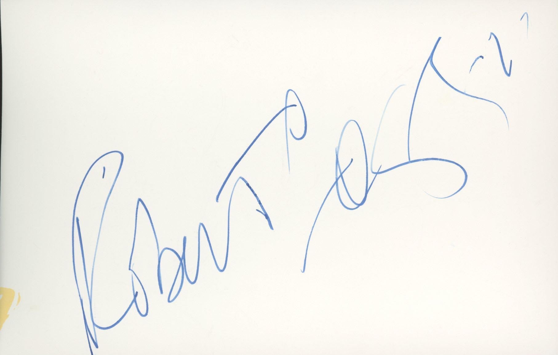 Robert "Scarface" Loggia signature cut
