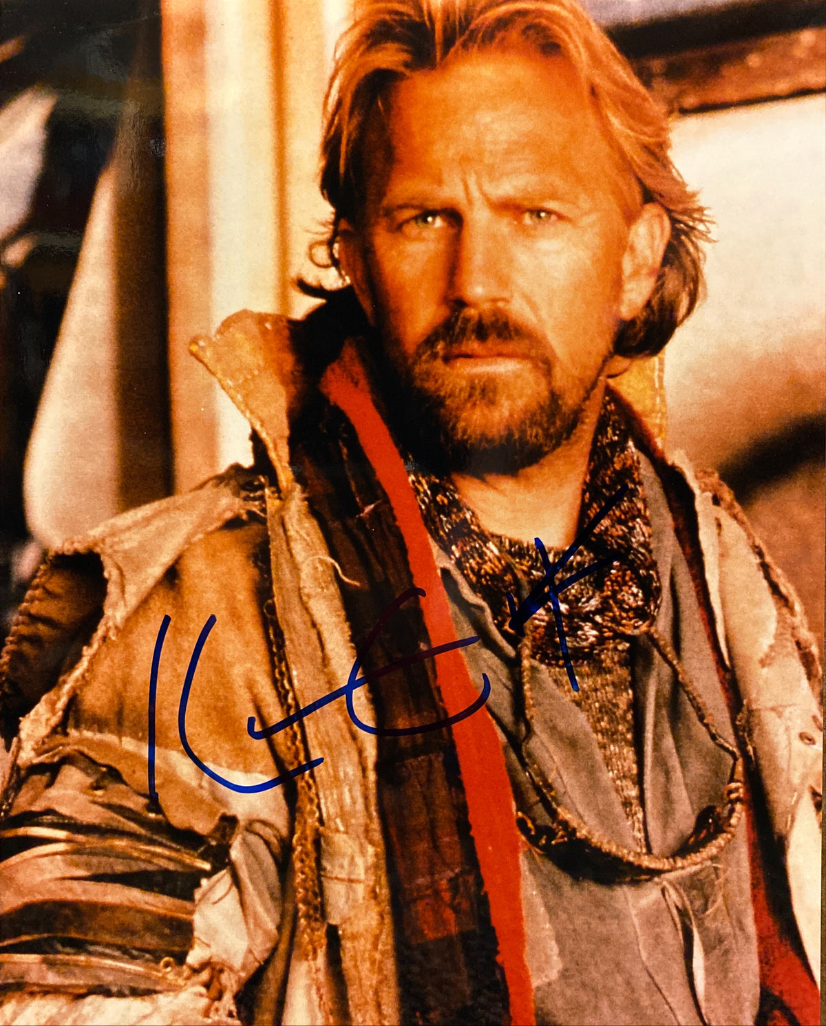 Kevin Costner signed "The Postman" photo