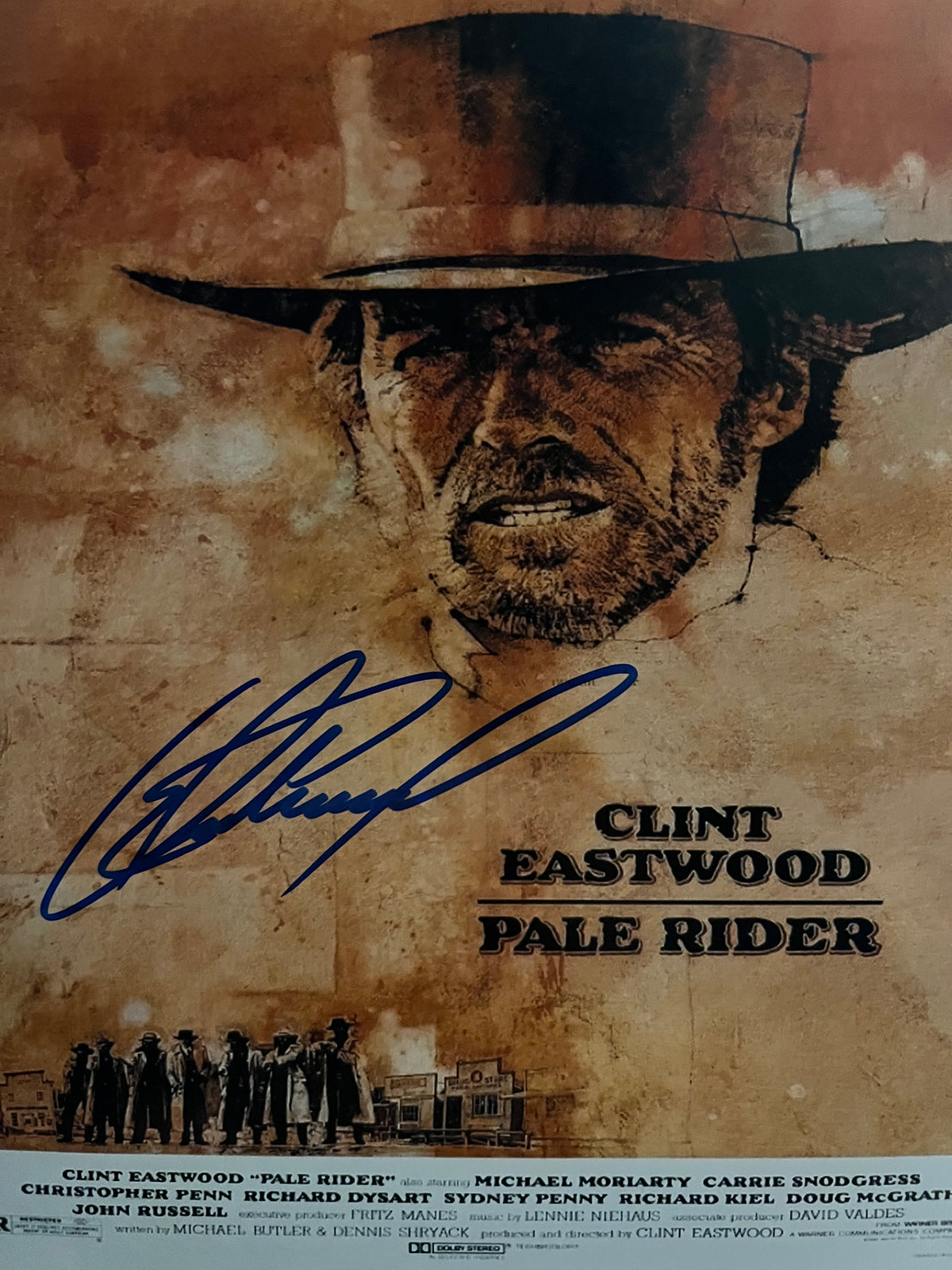 Pale Rider Clint Eastwood signed photo
