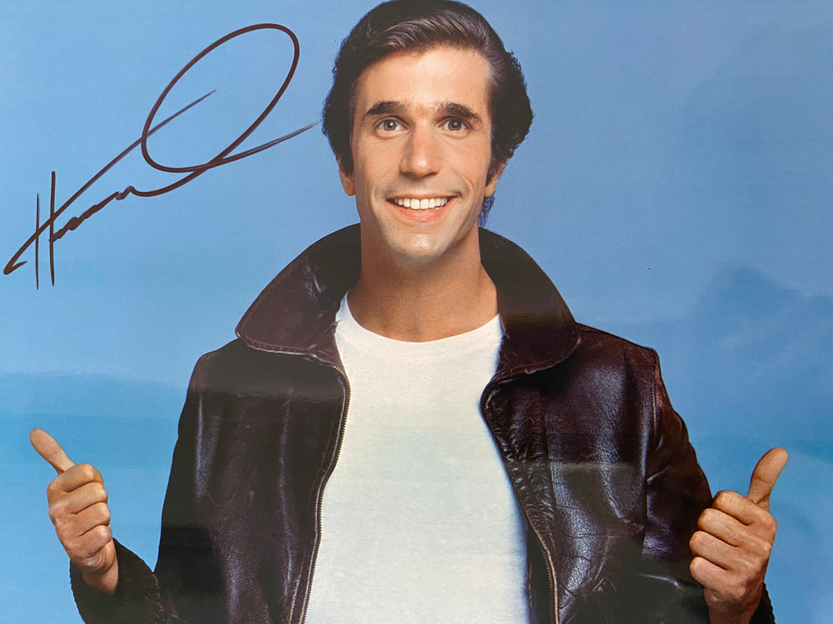 Happy Days Henry Winkler signed photo