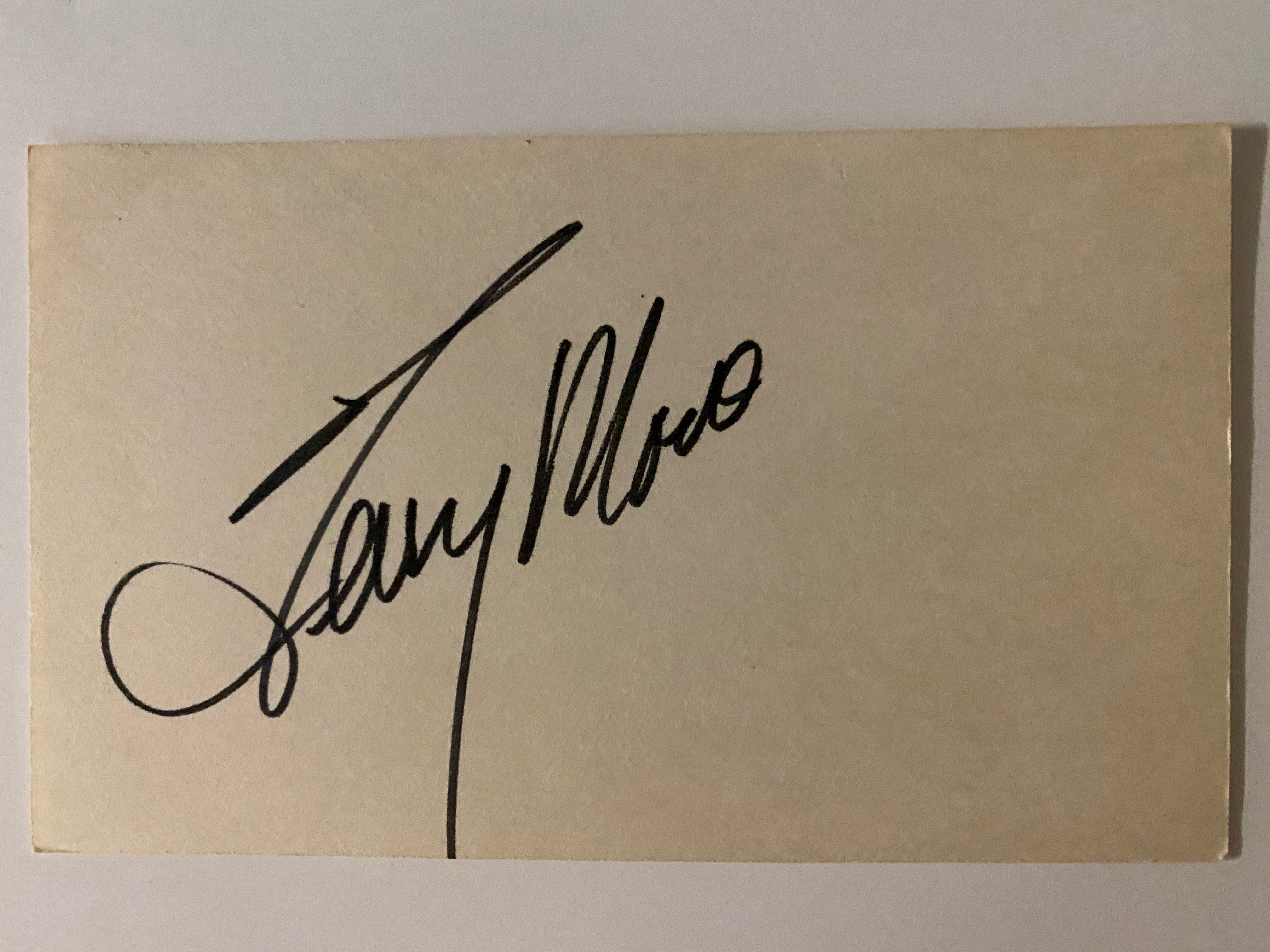 Terry Moore signature cut