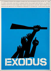 Rare Exodus 1960 original movie poster