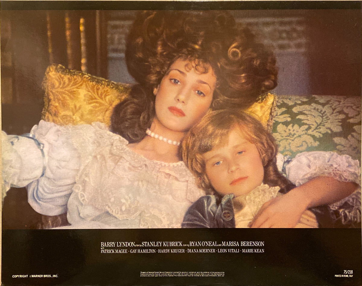 Ryan O'Neal and Marisa Berenson "Barry Lyndon" original Lobby Card