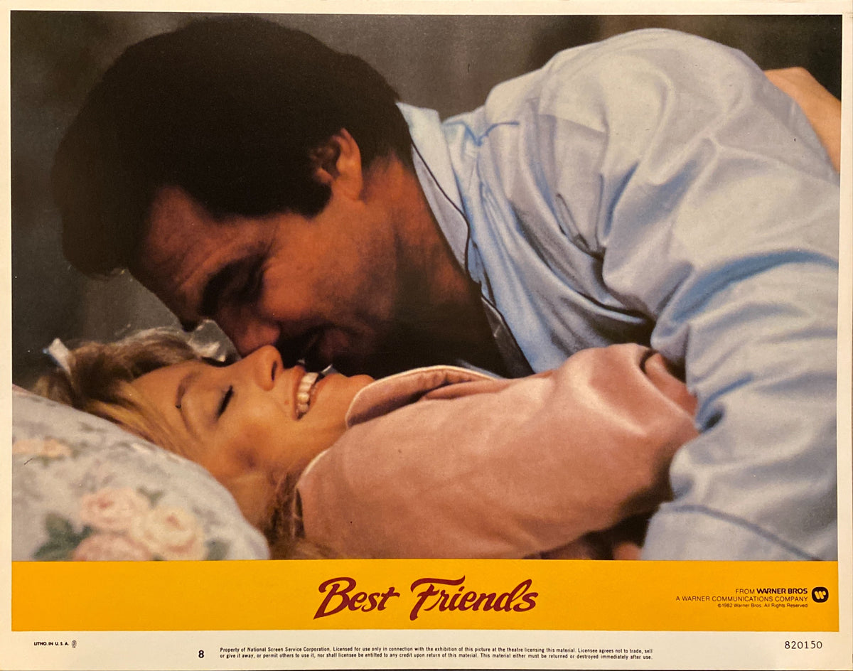 Burt Reynolds and Goldie Hawn "Best Friends" original Lobby Card