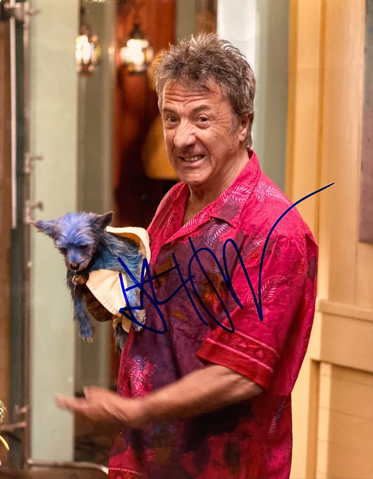 Dustin Hoffman signed "Meet the Fockers" movie photo