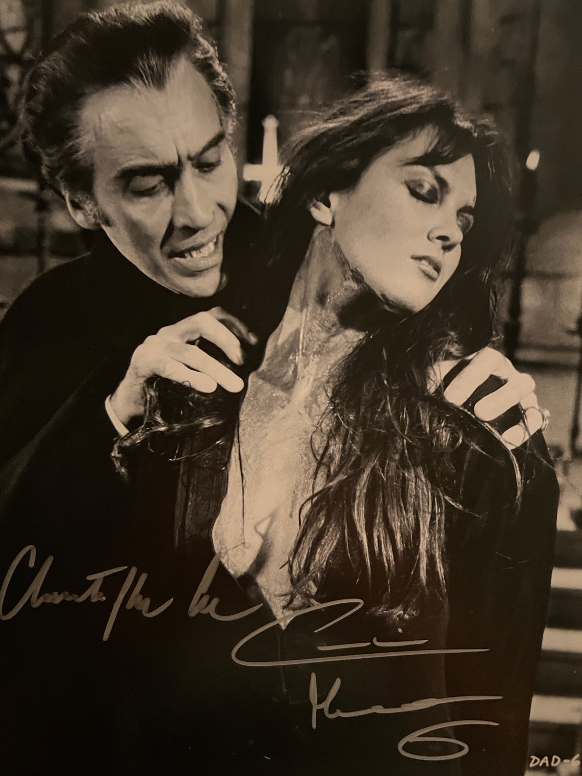 Dracula cast signed photo