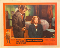Gary Merrill, and Emlyn Williams "Another Man's Poison" original lobby card