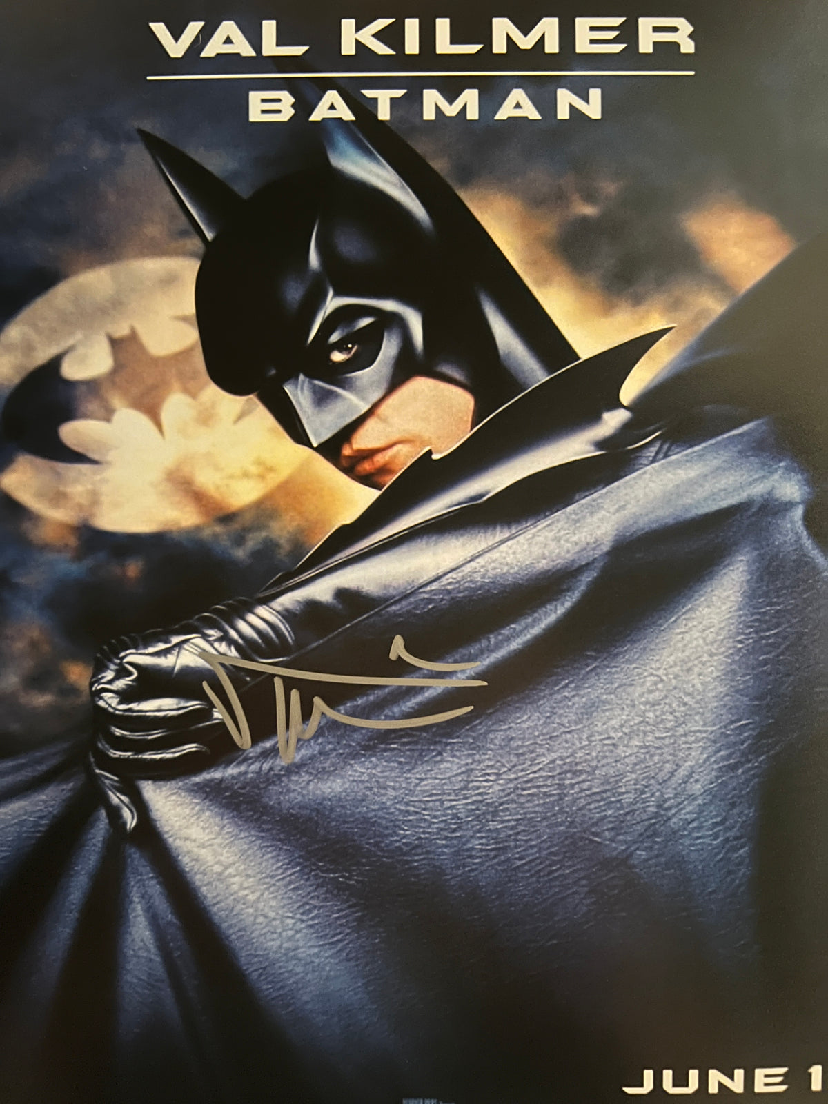 Batman Forever Val Kilmer signed photo