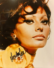 Sophia Loren signed photo