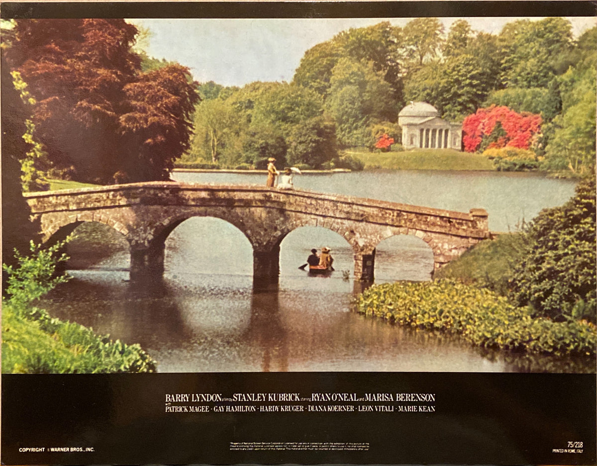 Ryan O'Neal and Marisa Berenson "Barry Lyndon" original Lobby Card