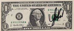 Yakov Smirnoff signed dollar bill