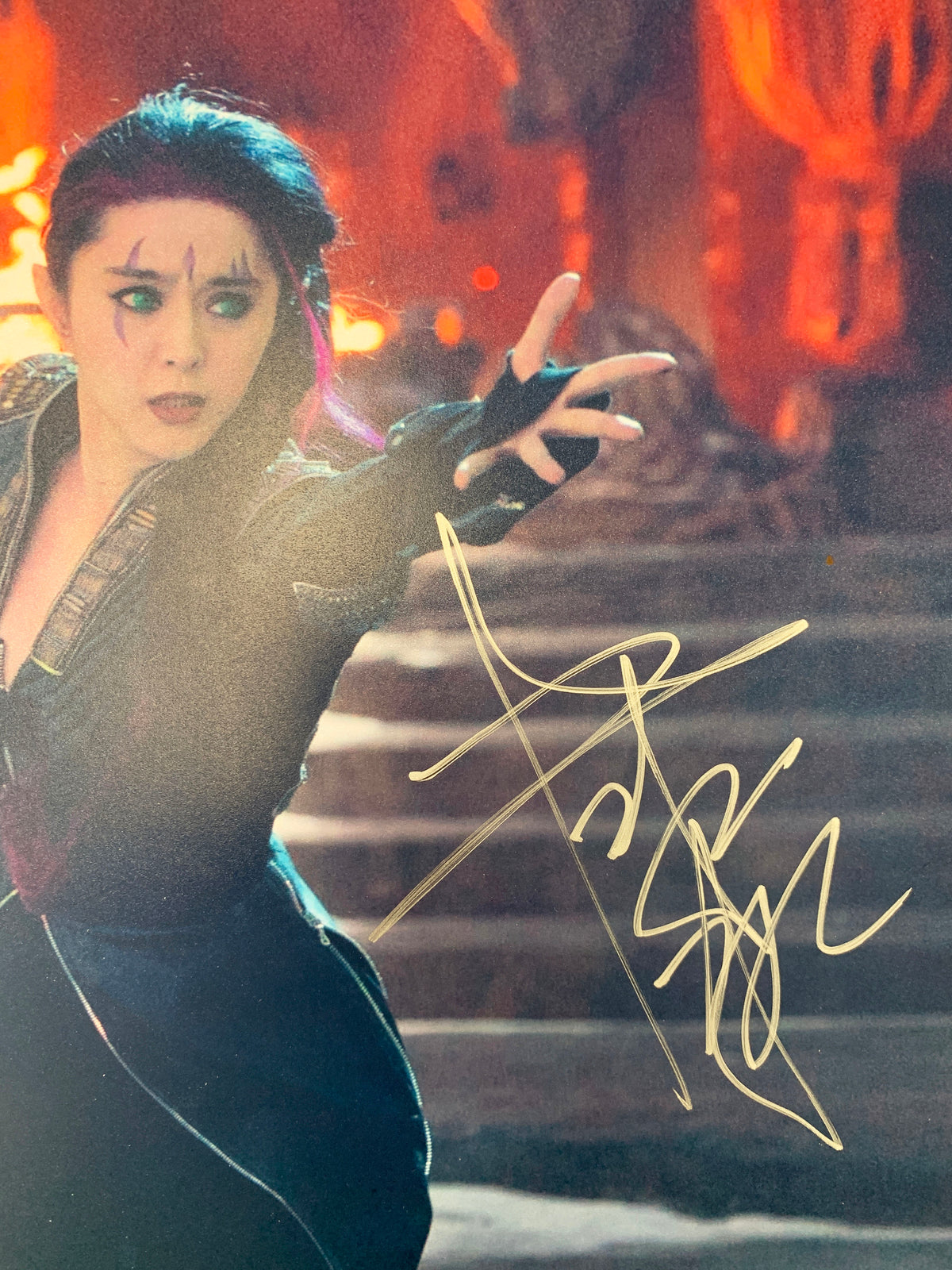 X-Men Fan Bingbing signed movie photo