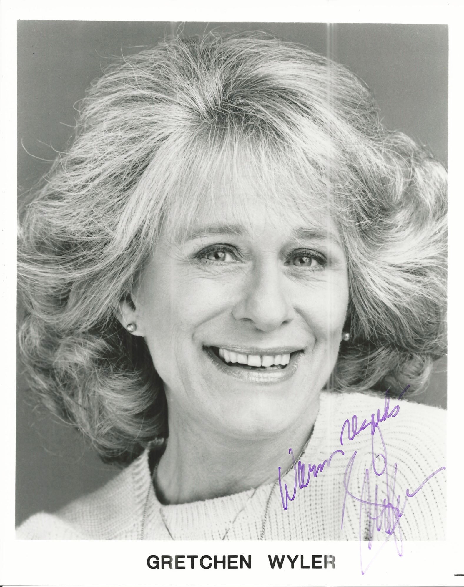 Macgyver Gretchen Wyler Signed Photo