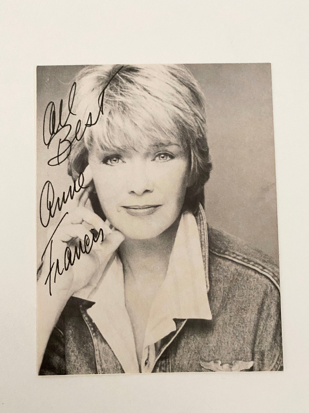 Honey West Anne Francis signed photo