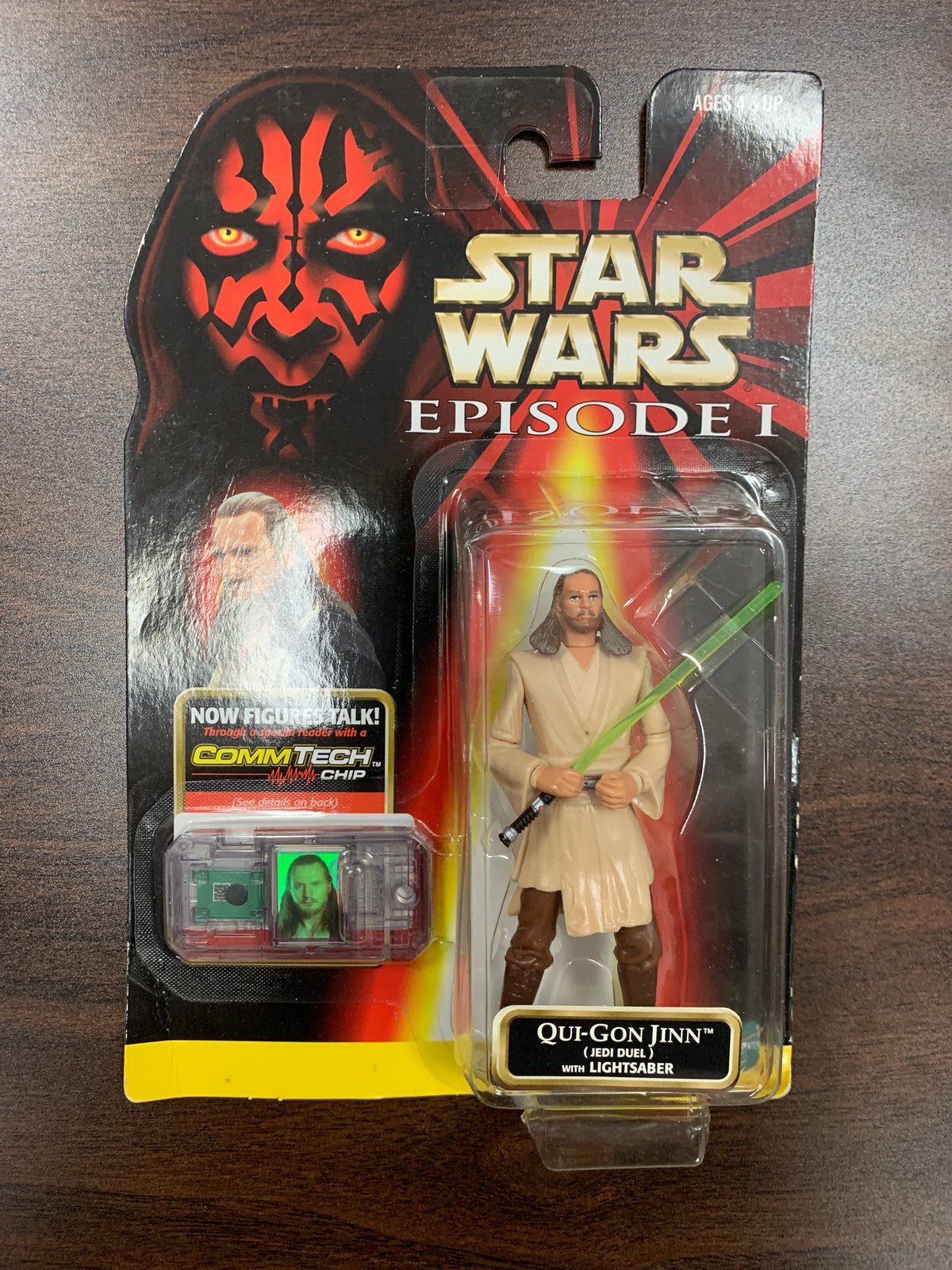 Star Wars unsigned Qui-Gon Jinn action figure