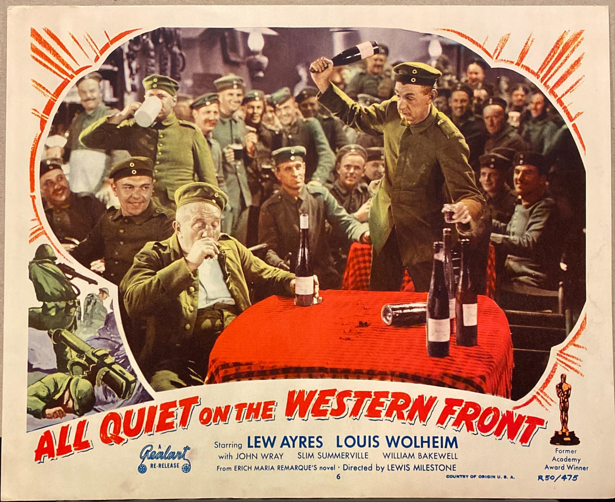 Lew Ayres and Louis Wolheim "All Quiet on the Western Front" Lobby Card