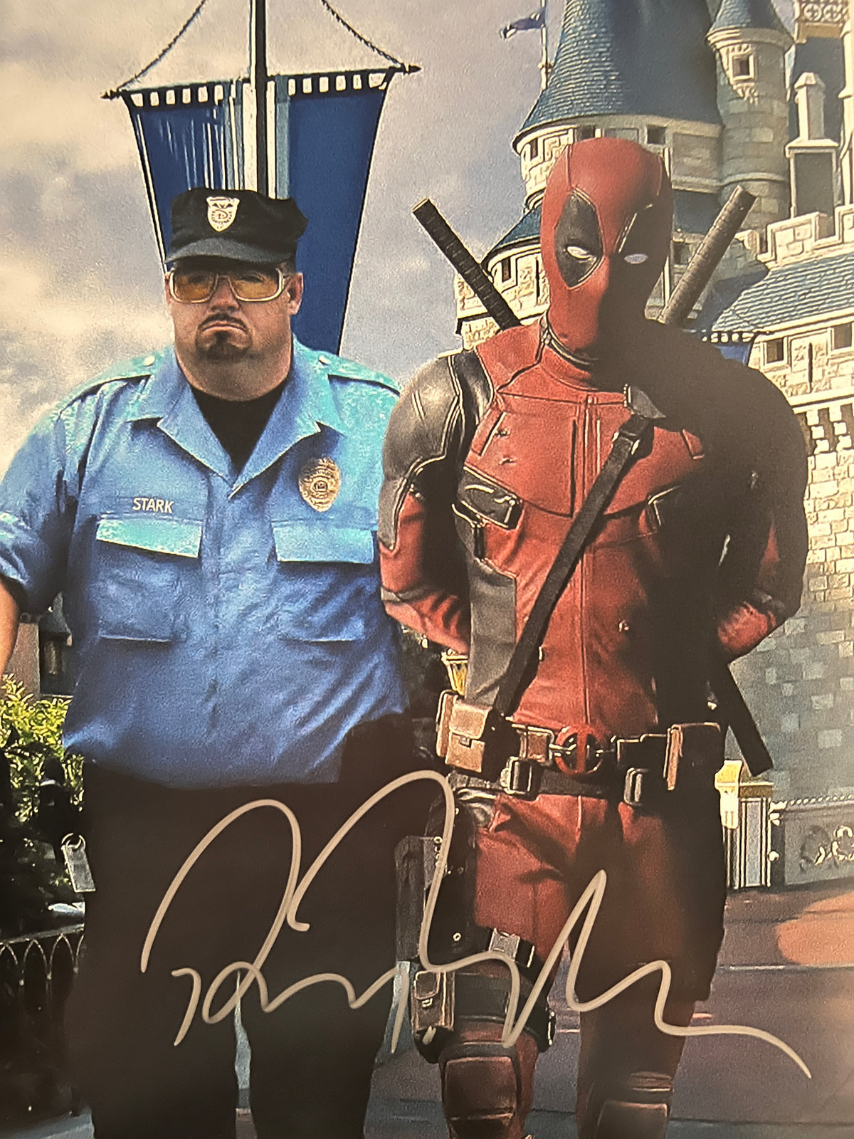 Deadpool Ryan Reynolds signed photo