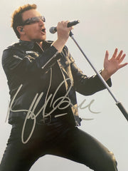 U2 Bono signed photo