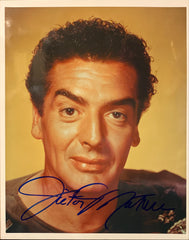Victor Mature signed photo