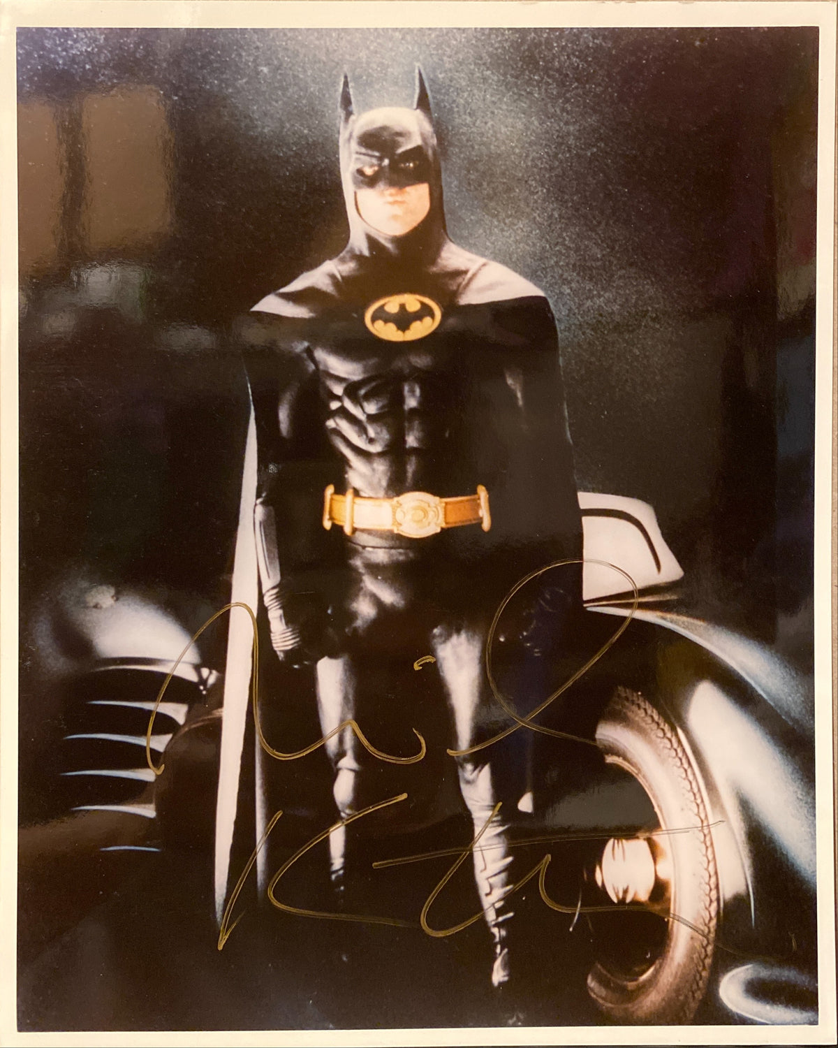 Michael Keaton signed "Batman" movie photo