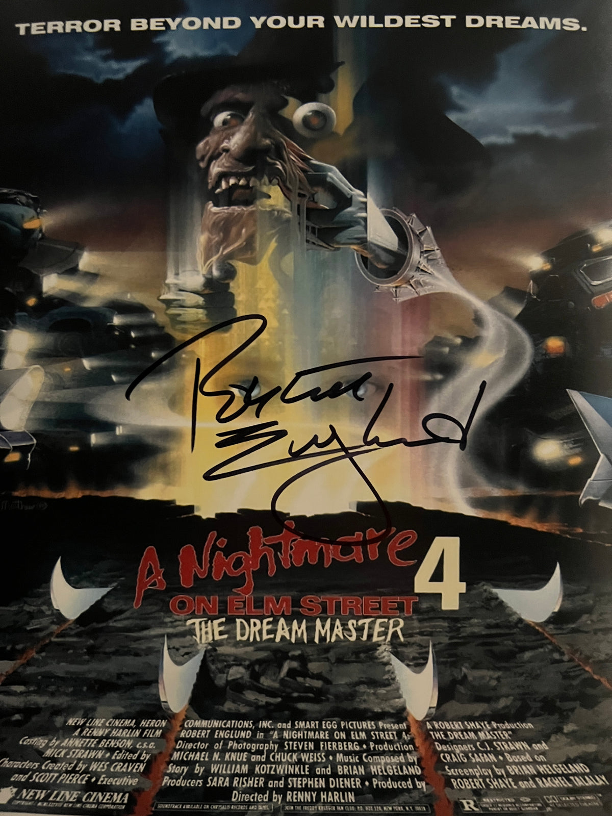 Nightmare on Elm Street Robert Englund signed photo