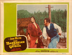 John Wayne, Sam Jaffe, and Eiko Ando "The Barbarian and the Geisha" original Lobby Card