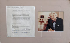 Hal Holbrook signed Communications Act of 1934