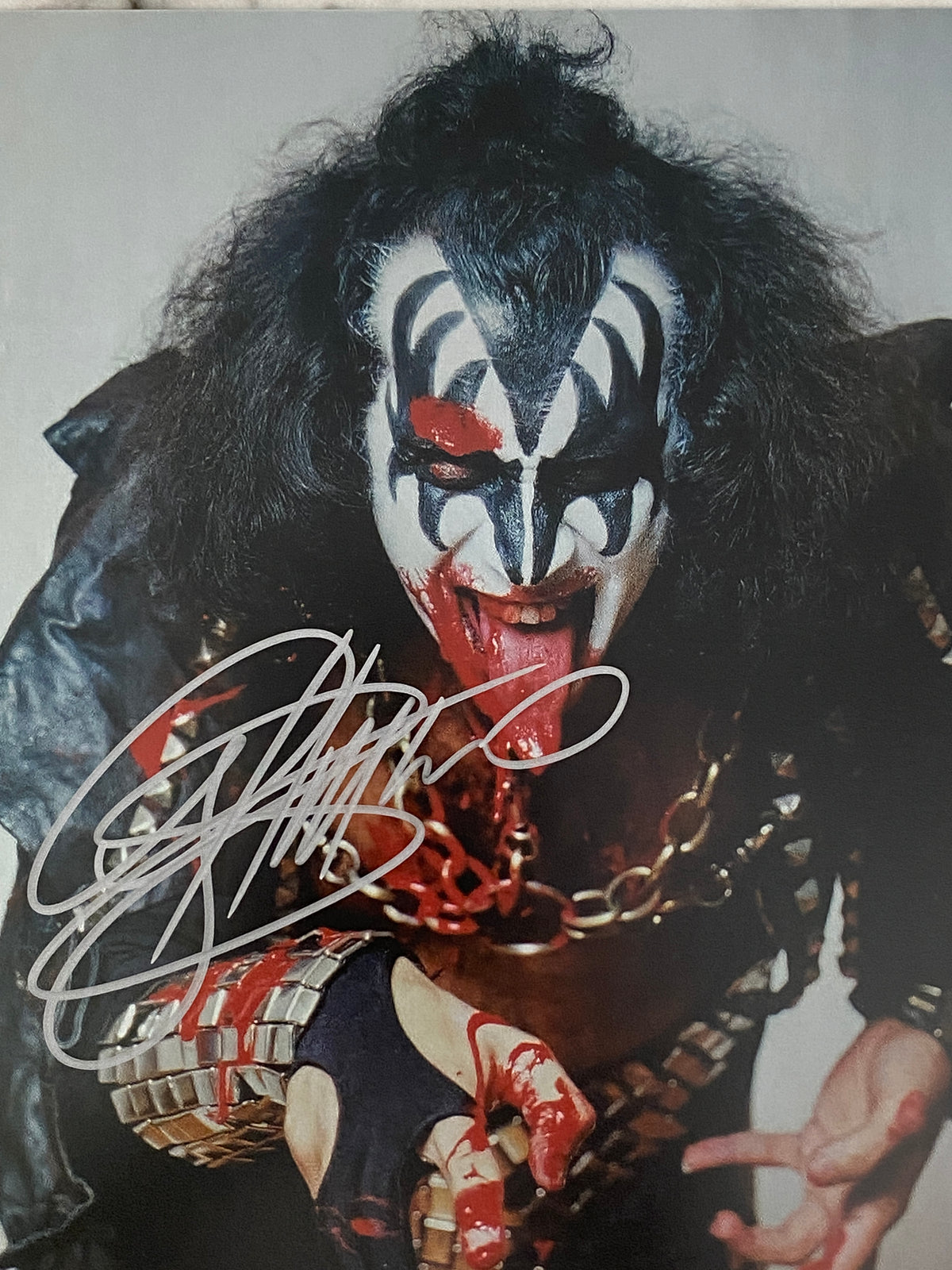 Kiss Gene Simmons signed photo