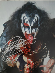 Kiss Gene Simmons signed photo