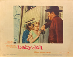 Carroll Baker, Karl Malden, and Eli Wallach "Baby Doll" original Lobby Card