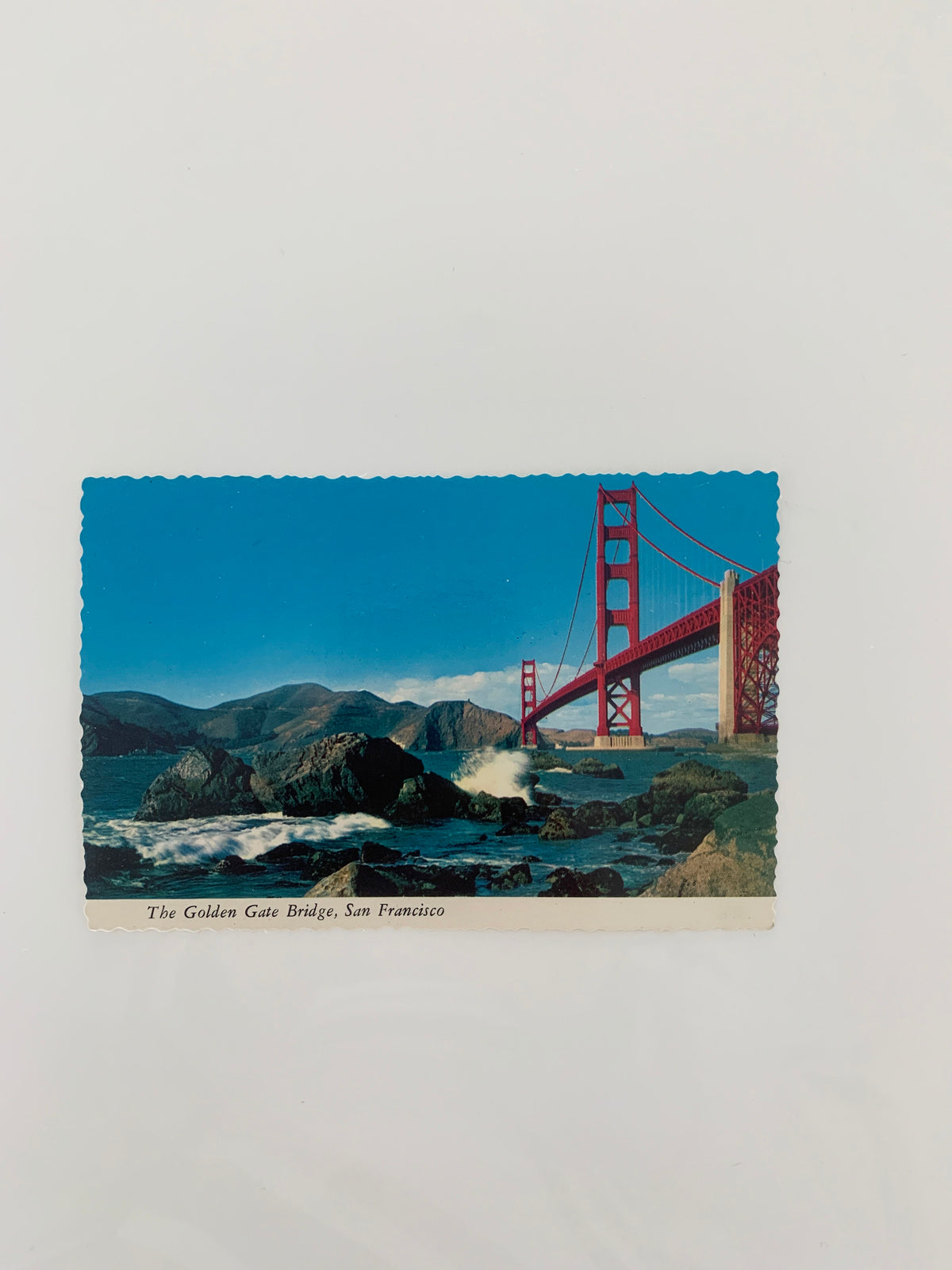 San Francisco Golden Gate Bridge vintage post card