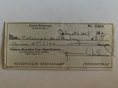 Three Faces Of Eve Joanne Woodward signed check