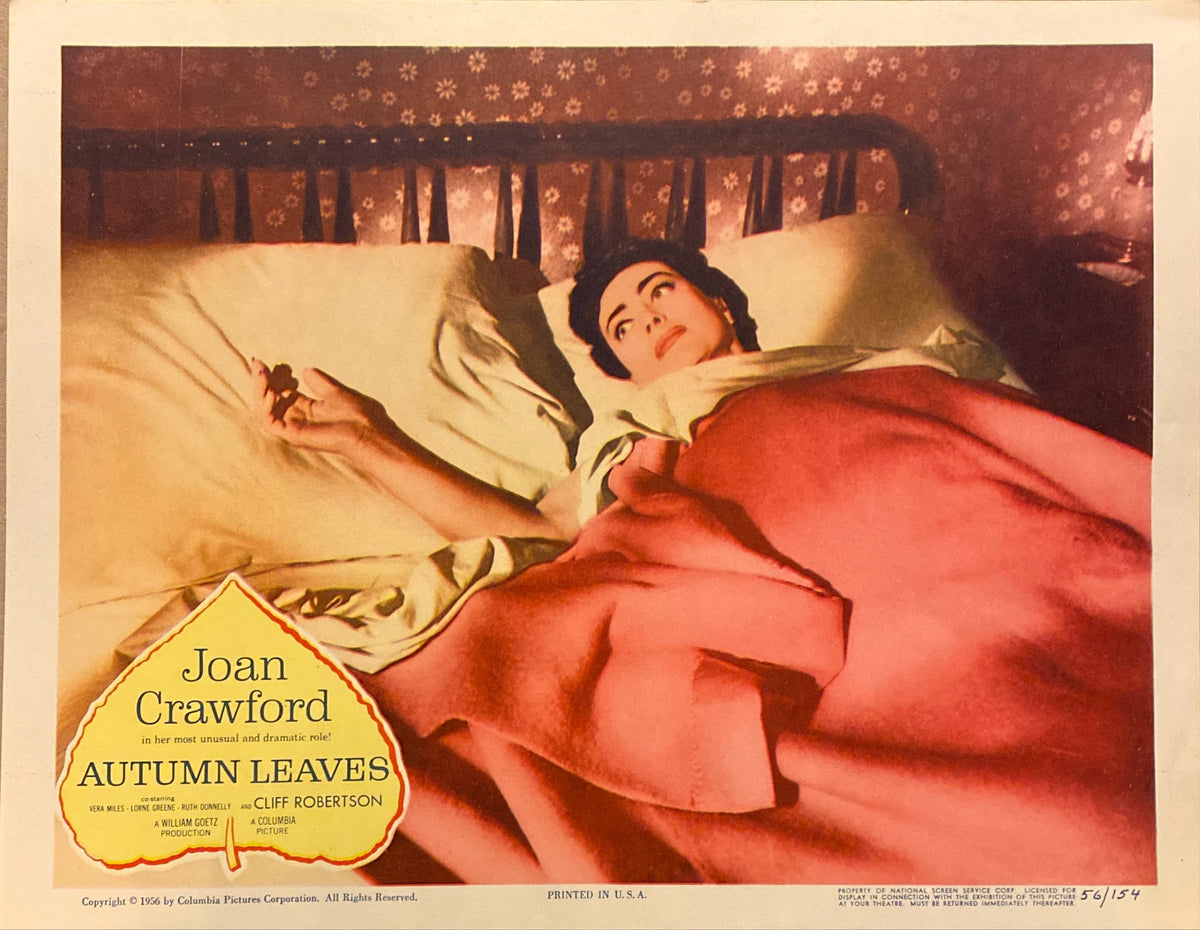 Joan Crawford "Autumn Leaves" original Lobby Card
