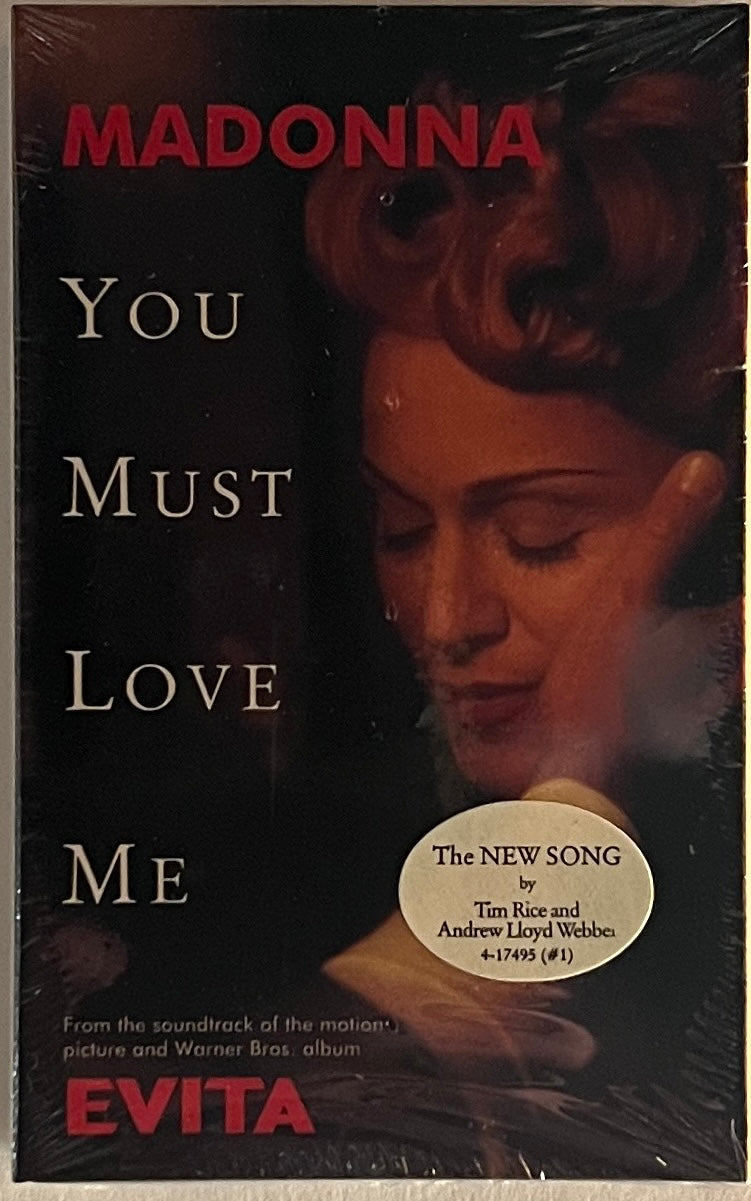 Evita Madonna You Must Love Me cassette single