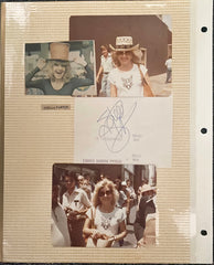 Stella Parton photo album page with cut
