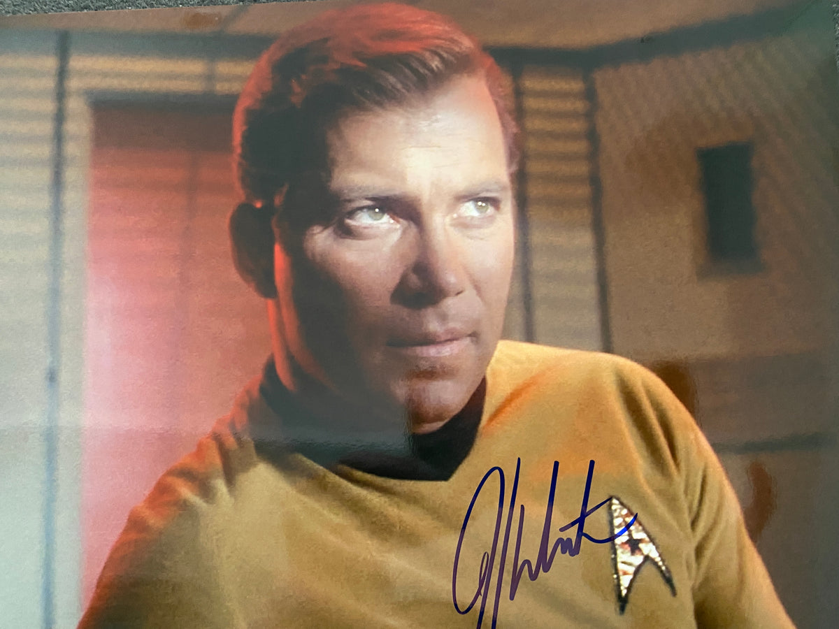Star Trek William Shatner signed photo